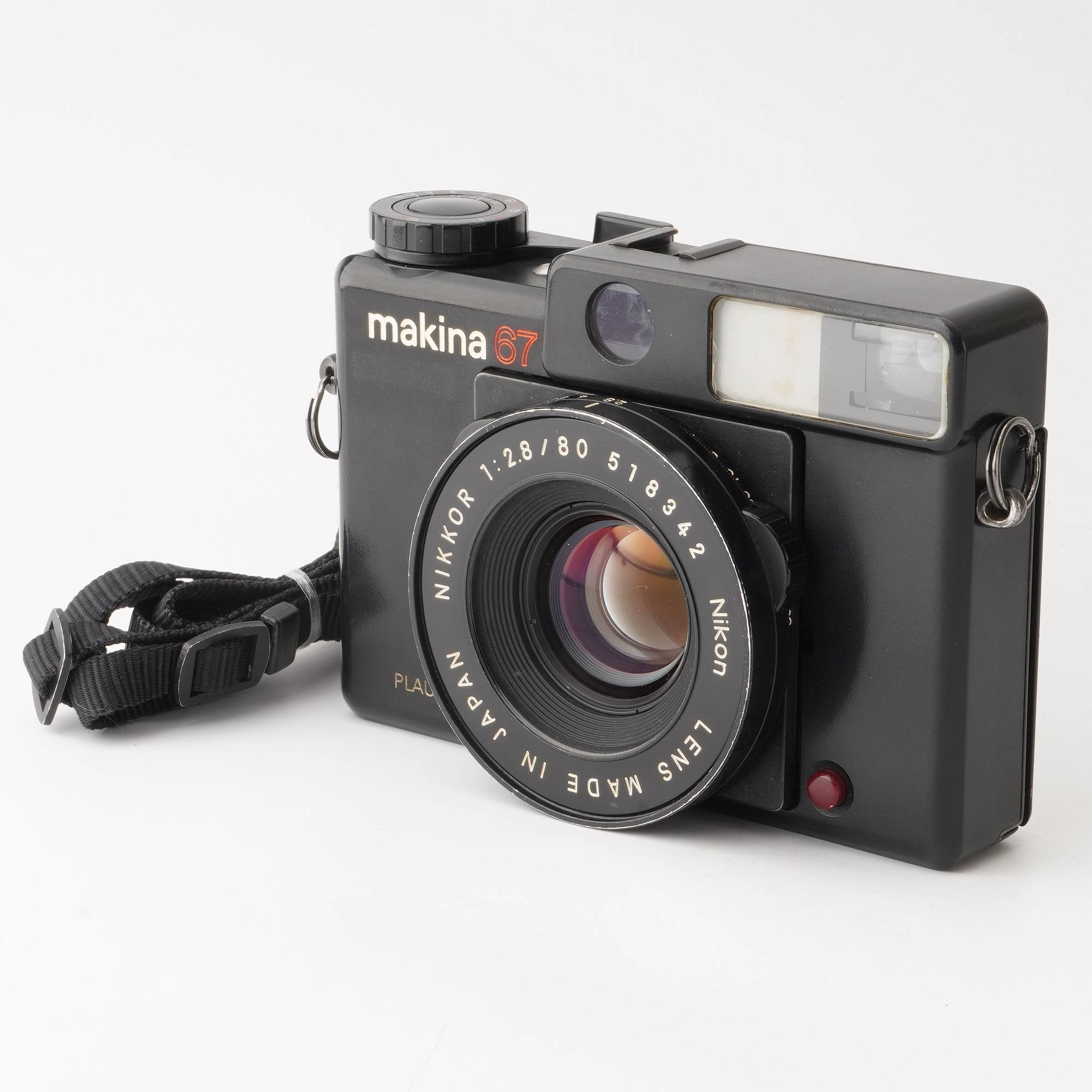 使用する場合貼り替えが必要です【訳アリ】PLAUBEL makina67　プラウベルマキナ67