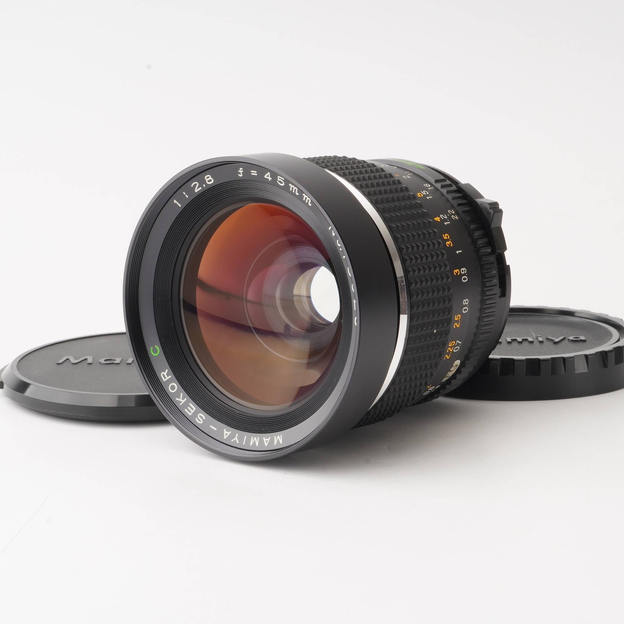 furuカメラMAMIYA SEKOR C 45mm F2.8 - レンズ(単焦点)