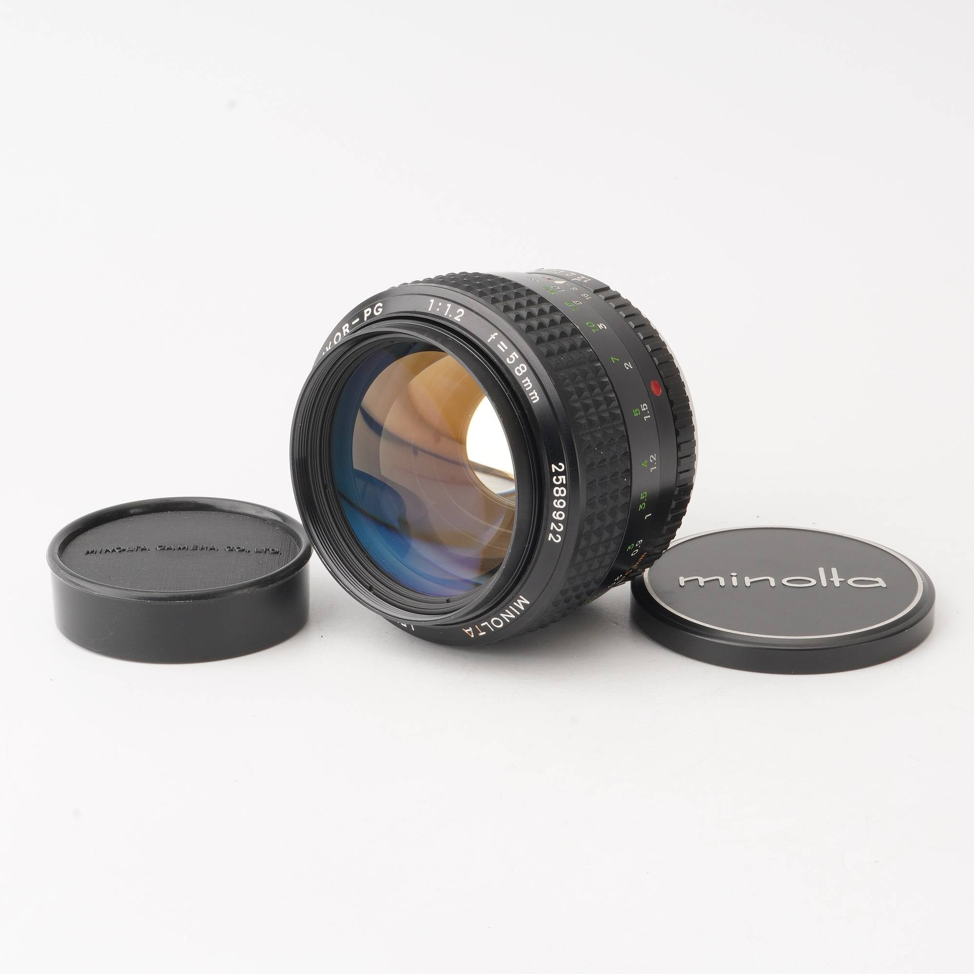 ミノルタ Minolta MC ROKKOR-PG 58mm F1.2 MCマウント – Natural