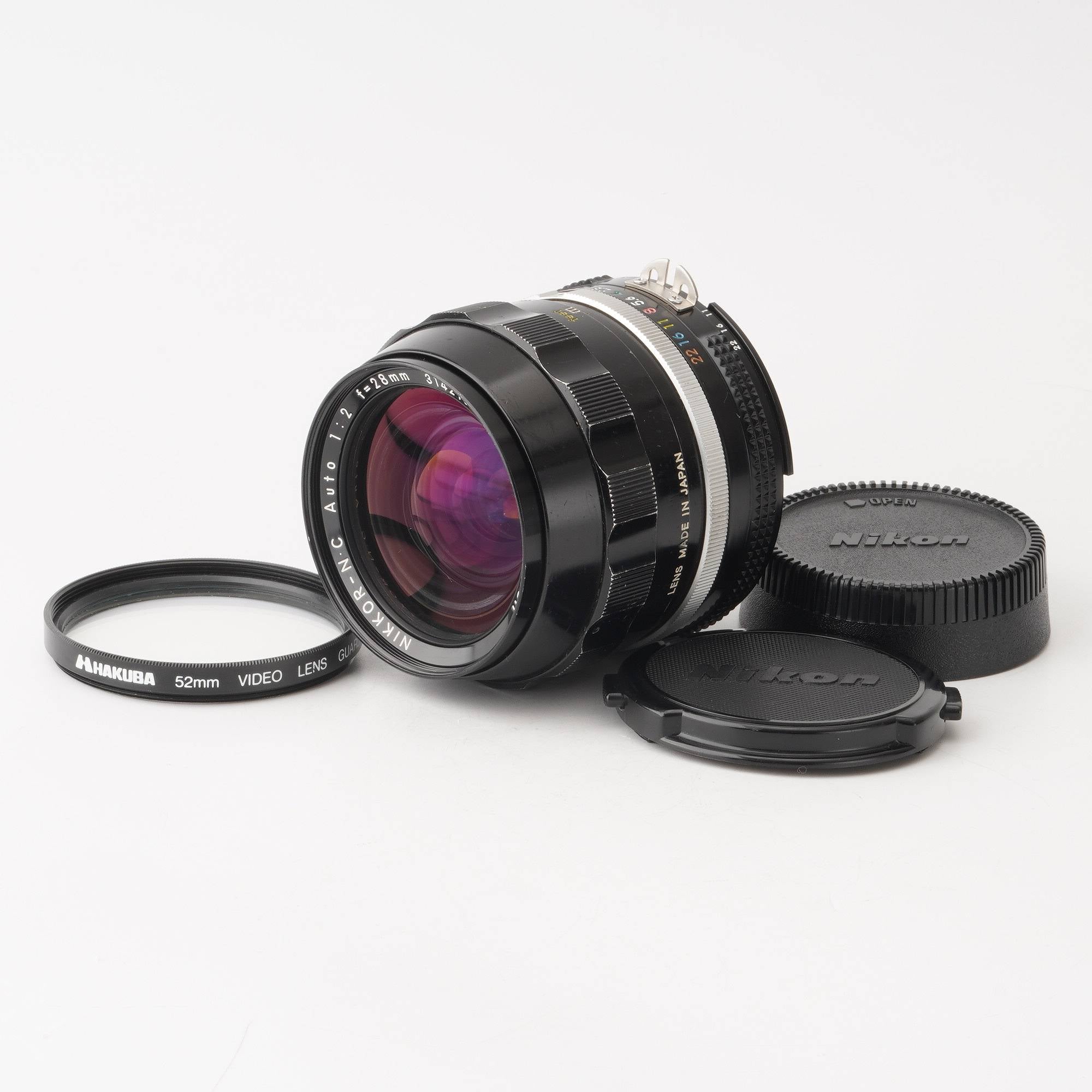 ★ニッコール　Nikkor-N.C Auto 28mm f/2 レンズ Nikon Nikkor NC Auto 28mm F2 Lens | eBay