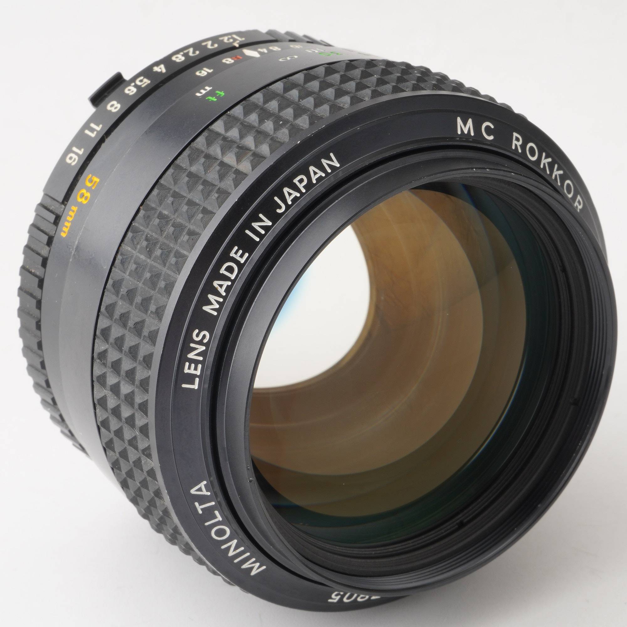 ミノルタ Minolta MC ROKKOR 58mm F1.2 MCマウント – Natural Camera