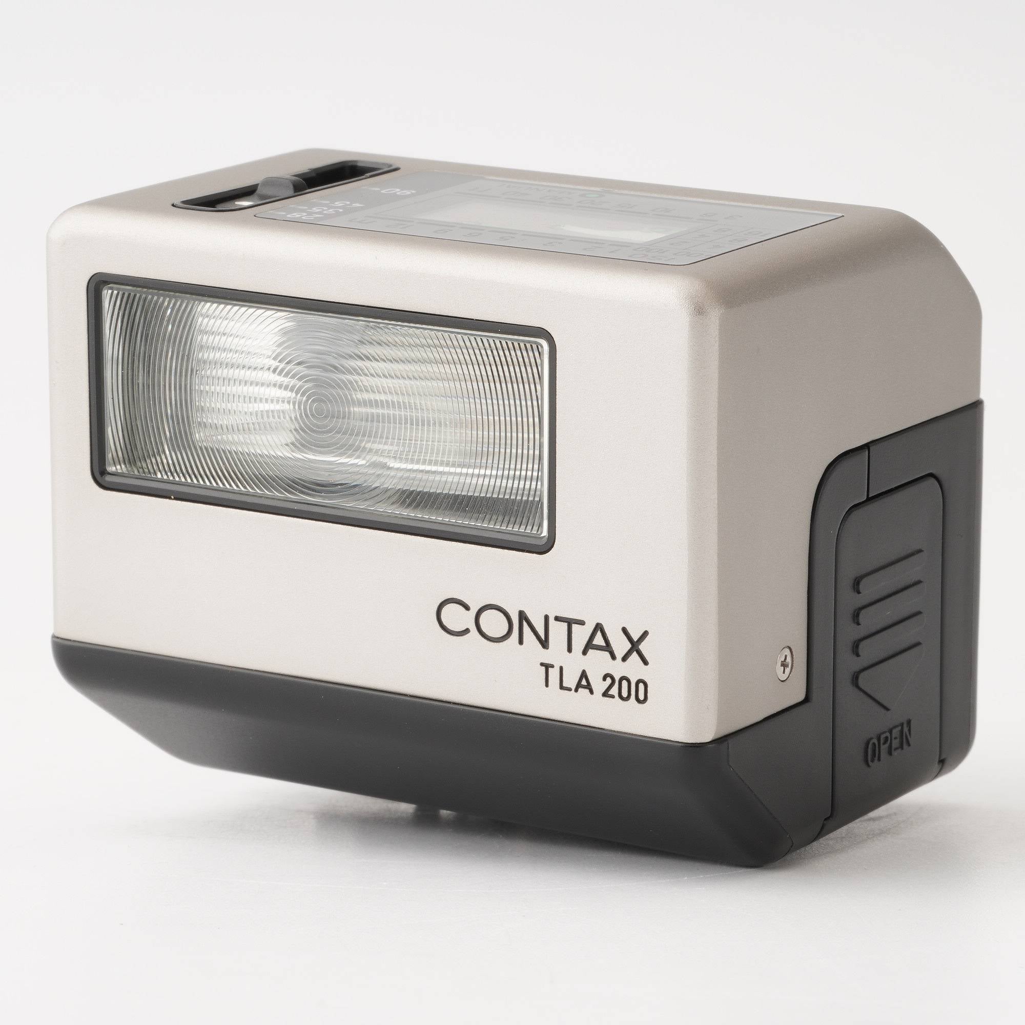 よろしくお願いいたします【美品】contax tla200 フラッシュ用