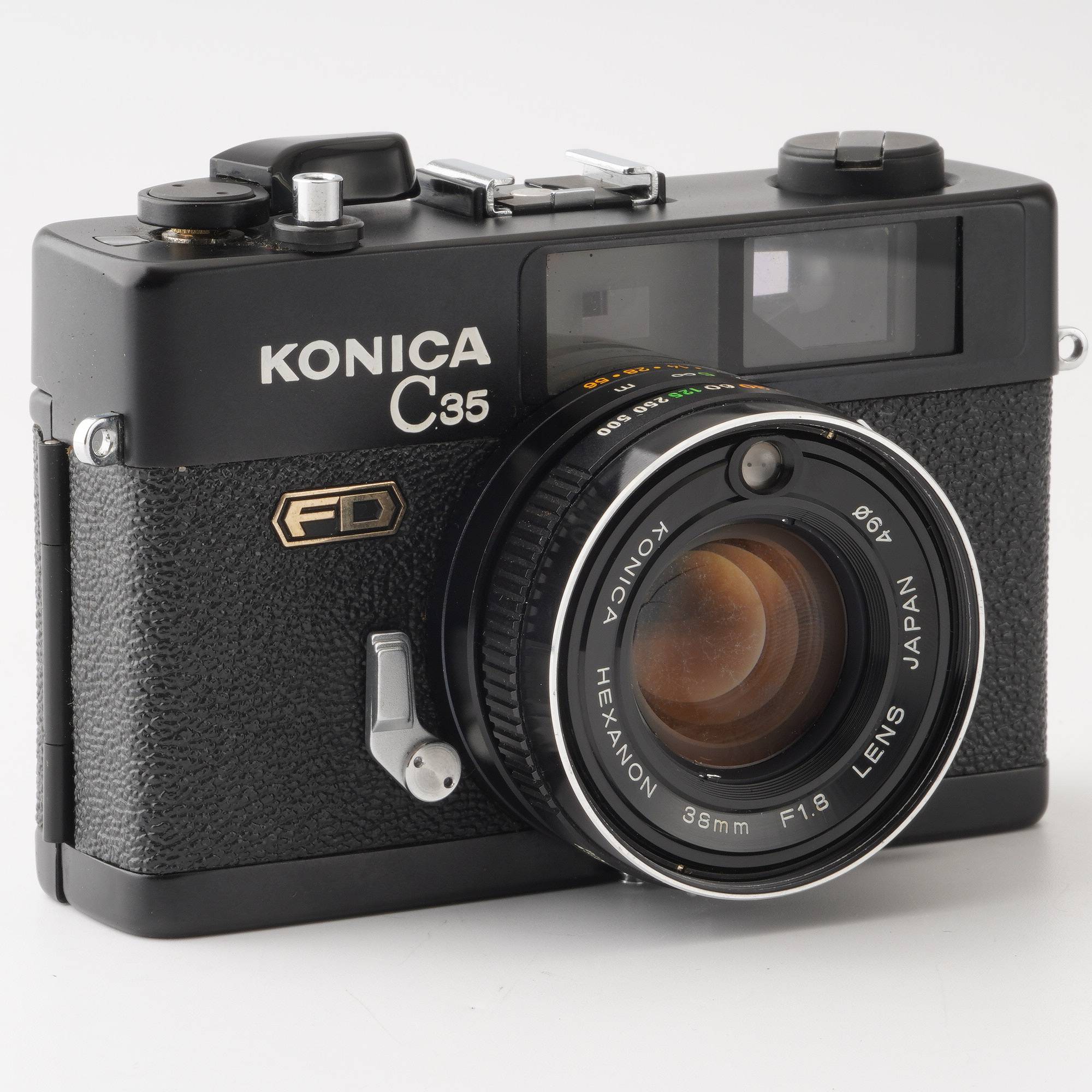 コニカ Konica C35 FD ブラック / Hexanon 38mm F1.8 – Natural Camera 