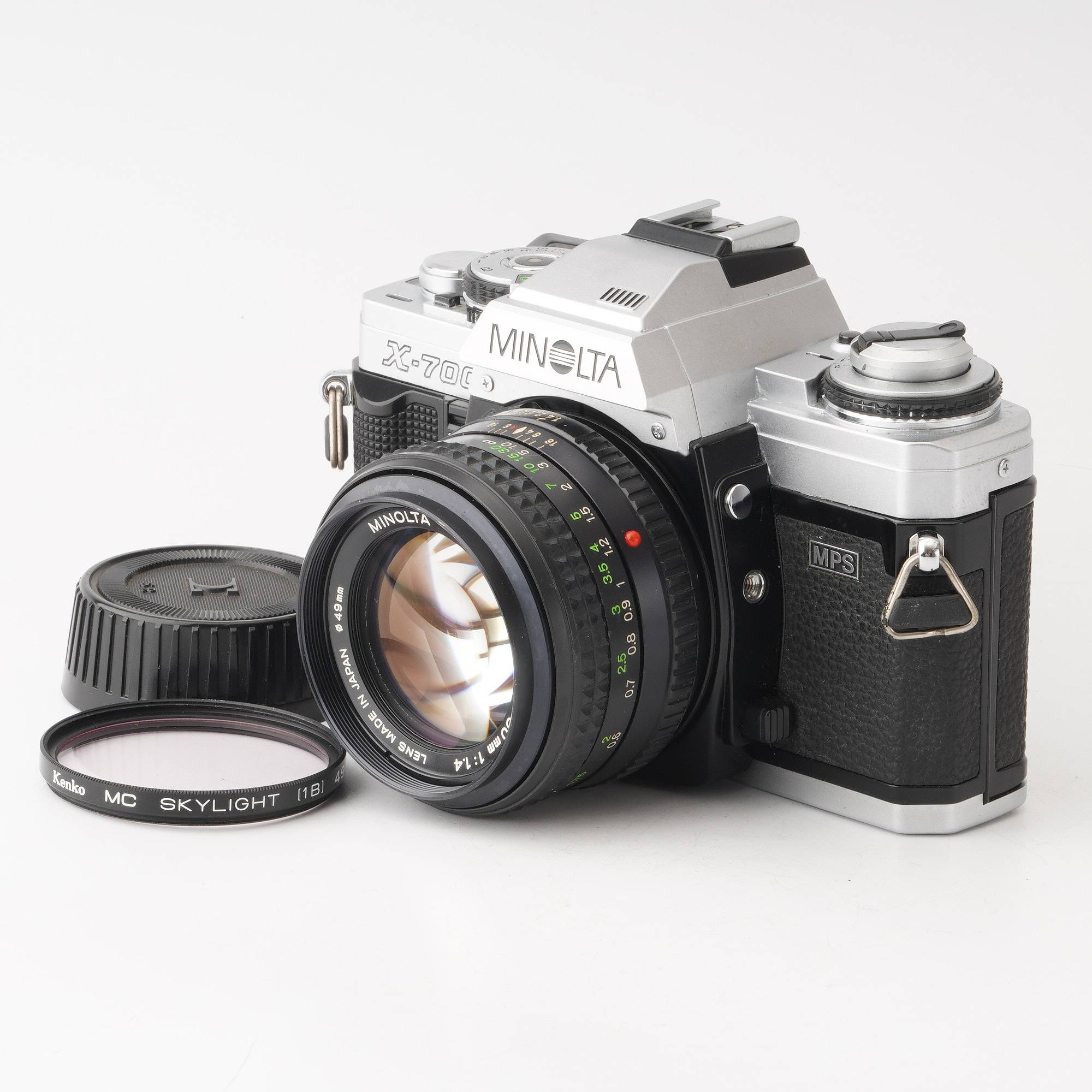 ミノルタ MINOLTA X-700 MPS+MD 50mm F1.4+case - フィルムカメラ