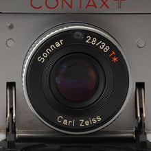 画像をギャラリービューアに読み込む, コンタックス Contax T レンジファインダー Carl Zeiss Sonnar 38mm F2.8 T* / T14 AUTO Flash
