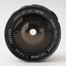 画像をギャラリービューアに読み込む, ペンタックス Pentax Asahi Super-Multi-Coated タクマー TAKUMAR 24mm F3.5 M42マウント
