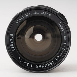 ペンタックス Pentax Asahi Super-Multi-Coated タクマー TAKUMAR 24mm F3.5 M42マウント