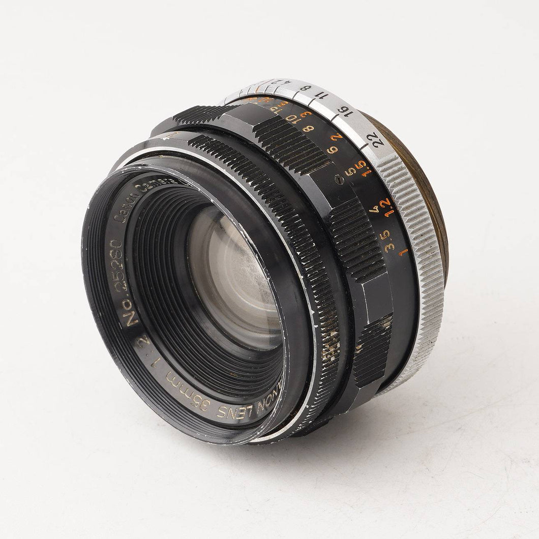 キヤノン Canon 35mm F2 L39 ライカLマウント – Natural Camera