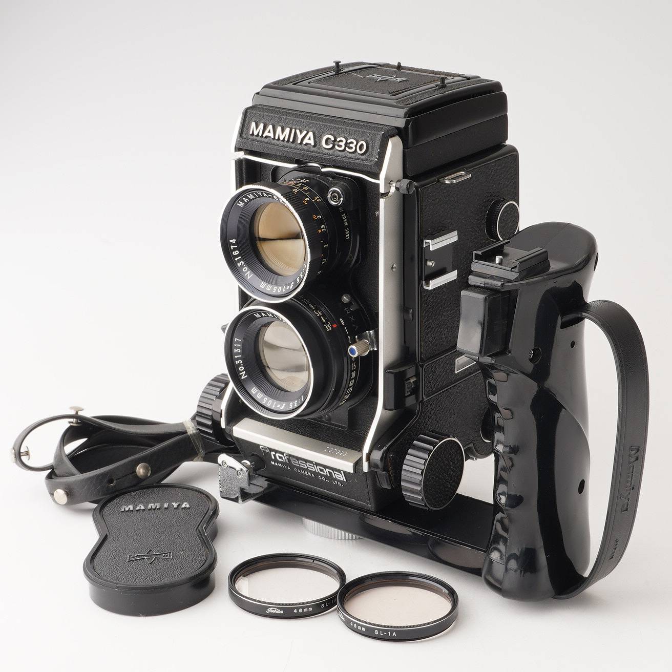 Mamiya C330 Sekor D.S 105mm F3.5 ブルードット - フィルムカメラ