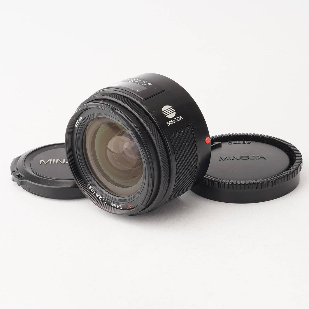❁動作良好❁MINOLTA ミノルタ AF 24mm F2.8 単焦点レンズ - レンズ(単 