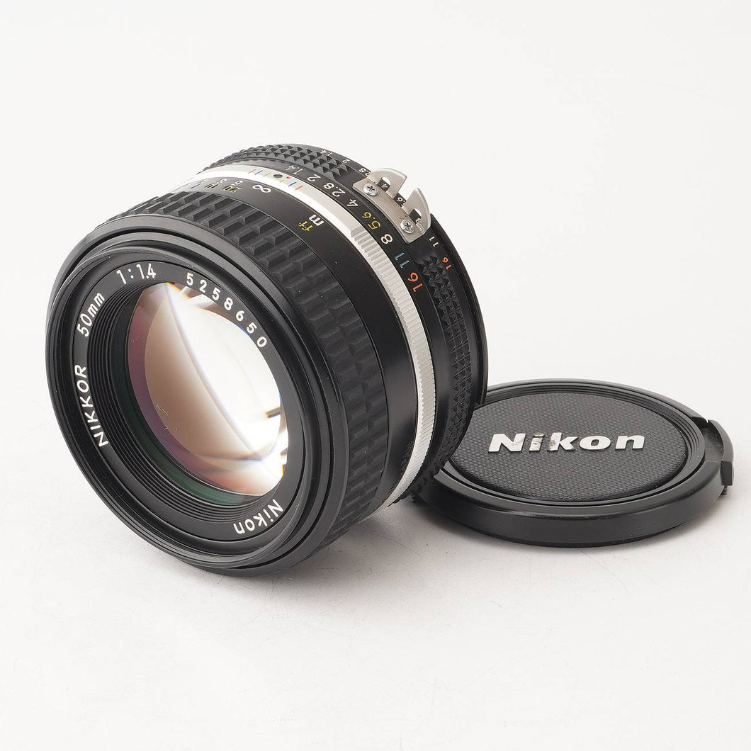 特上品 Nikon Ai-s NIKKOR 50mm F1.4 ニコン A097Nikkor - レンズ(単焦点)